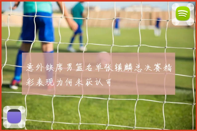 意外缺席男篮名单张镇麟总决赛精彩表现为何未获认可